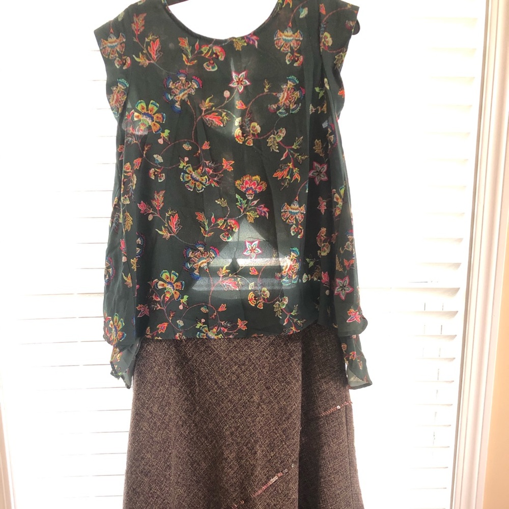 Combo skirt and shirt